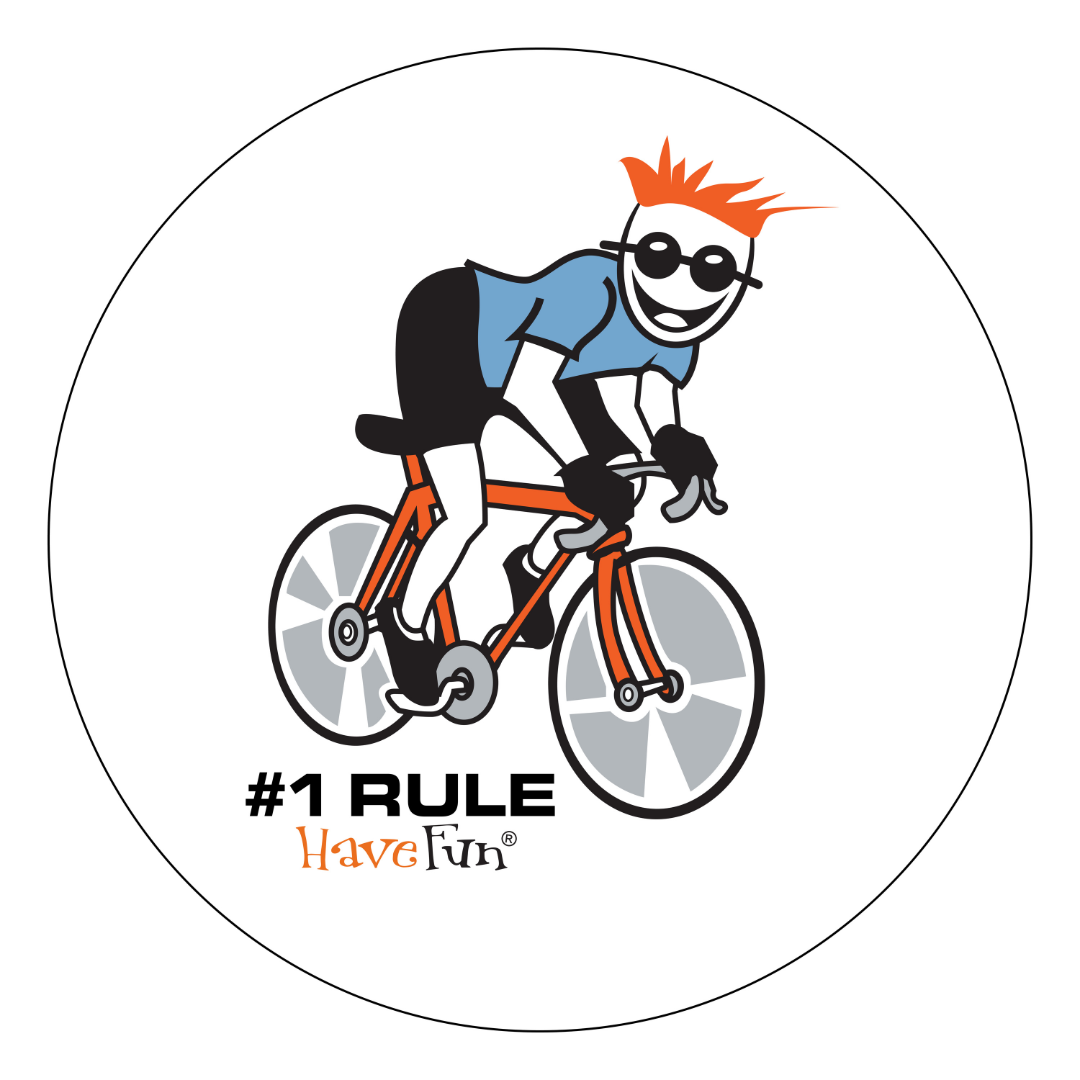 Cyclist Sticker | #1 Rule Have Fun
