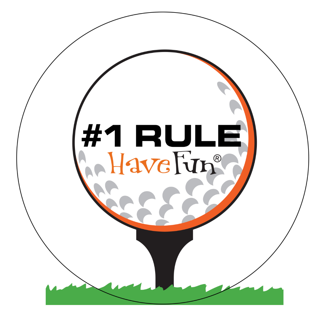 Golf Ball Sticker | #1 Rule Have Fun | Swing with Style!