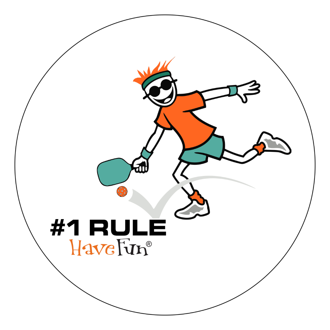 Pickleball Sticker | #1 Rule Have Fun