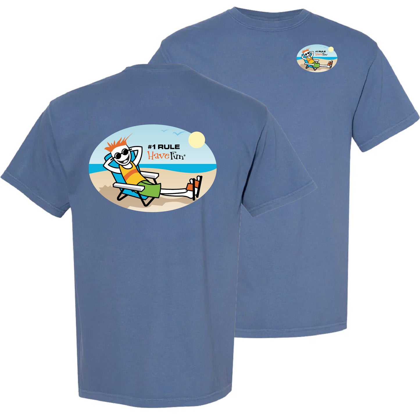 At The Beach T-Shirt by Have Fun!
