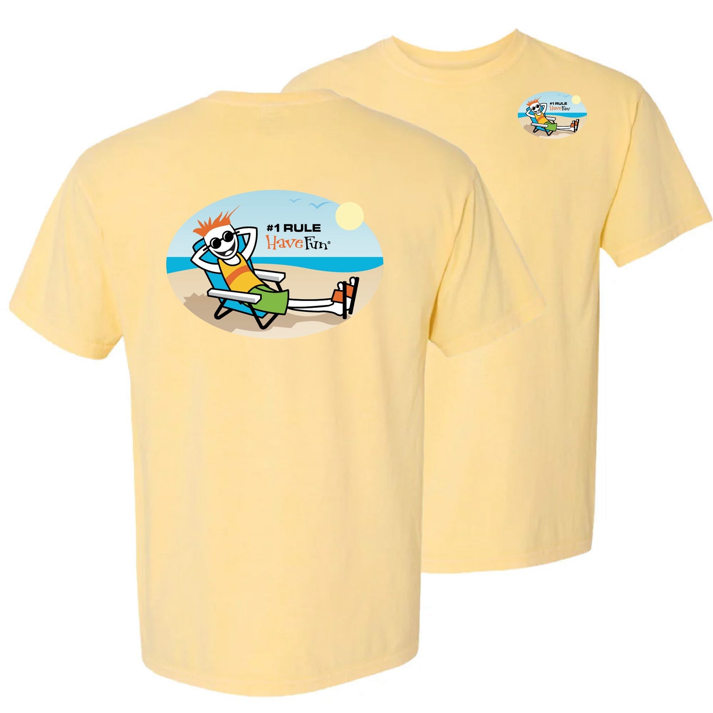 At The Beach T-Shirt by Have Fun!