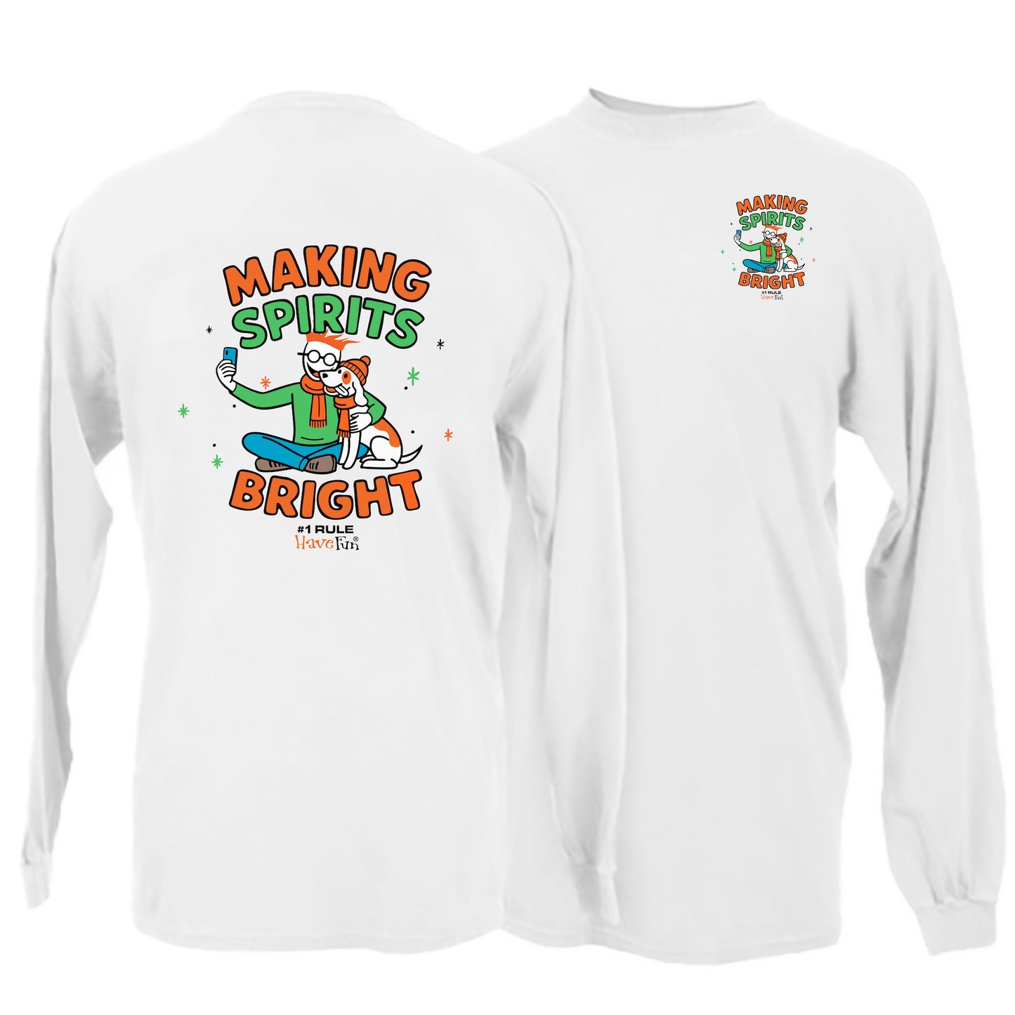 Christmas Selfie Long-Sleeve by Have Fun | Holiday Cheer Edition