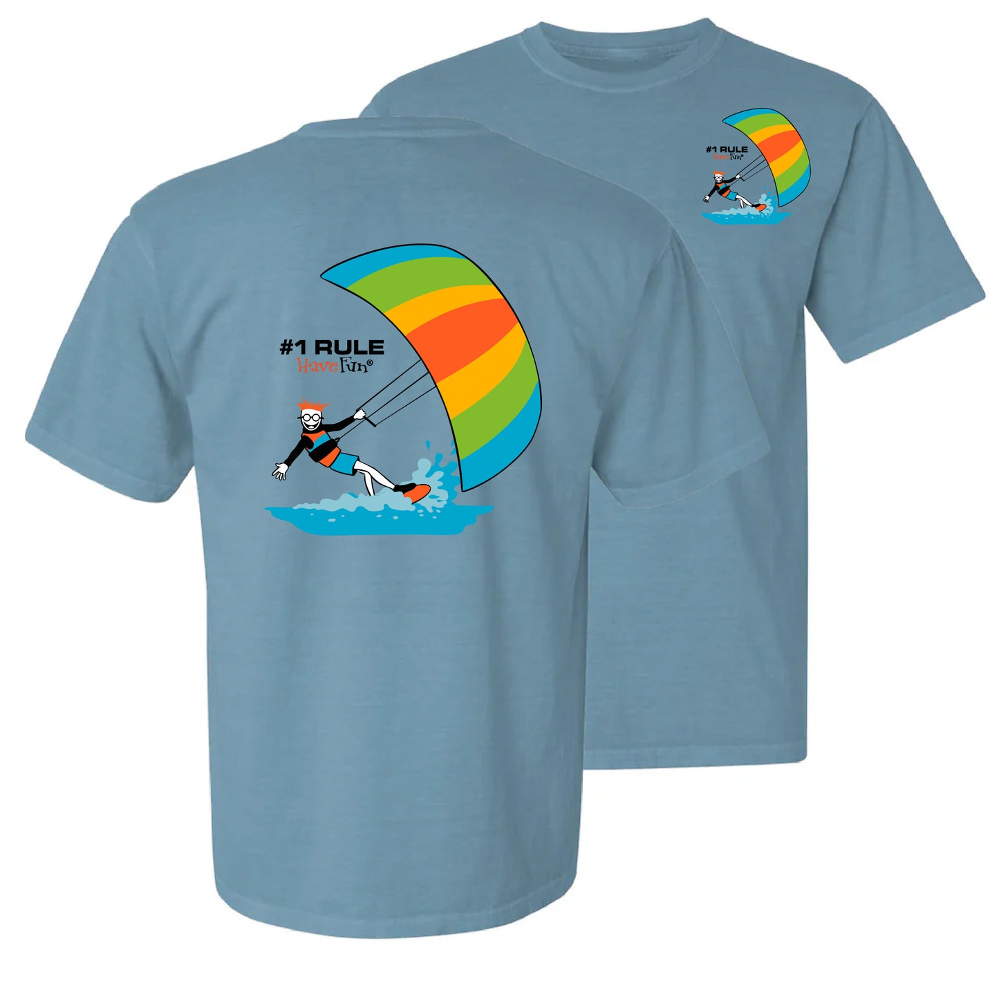 Kiteboarding T-Shirt by Have Fun | Ride the Waves!