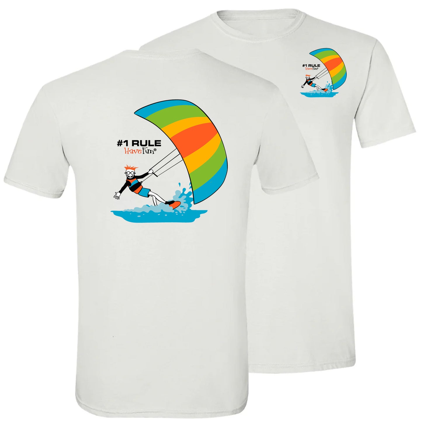 Kiteboarding T-Shirt by Have Fun | Ride the Waves!