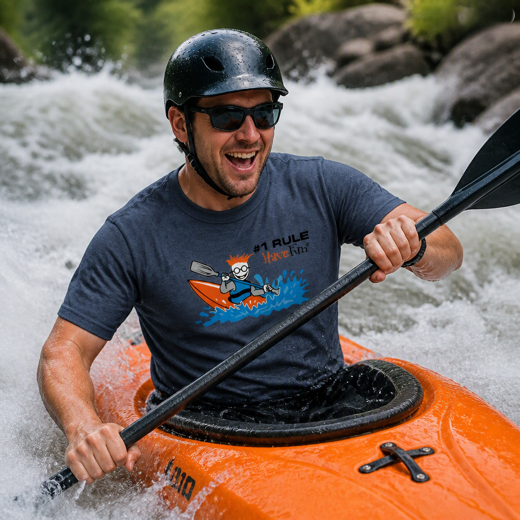 Kayaker T-Shirt From Have Fun | Kayaking T-Shirt