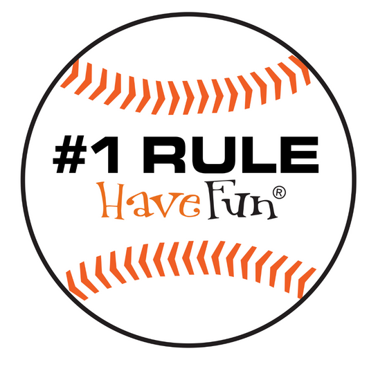 Baseball Sticker | #1 Rule Have Fun