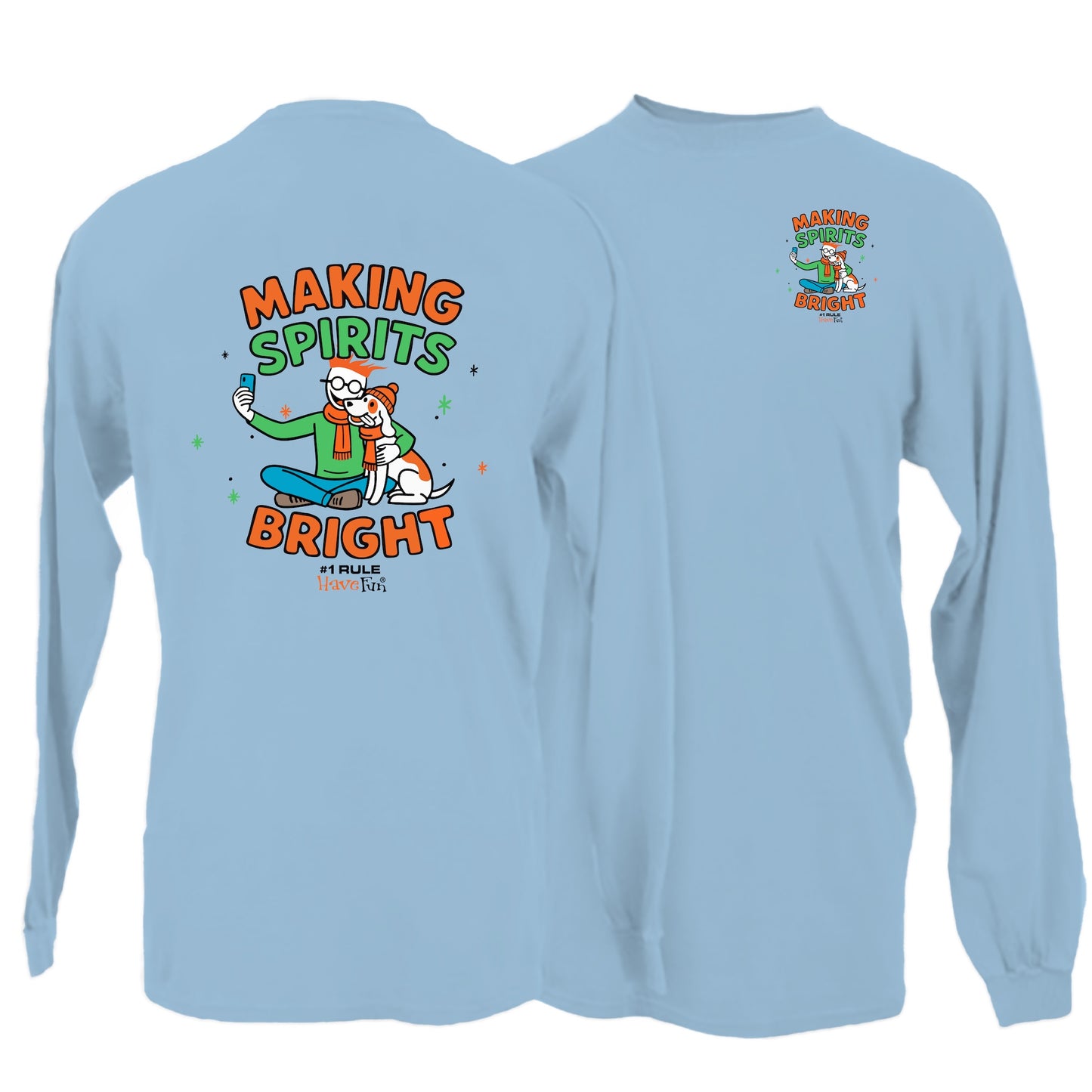 Christmas Selfie Long-Sleeve by Have Fun | Holiday Cheer Edition