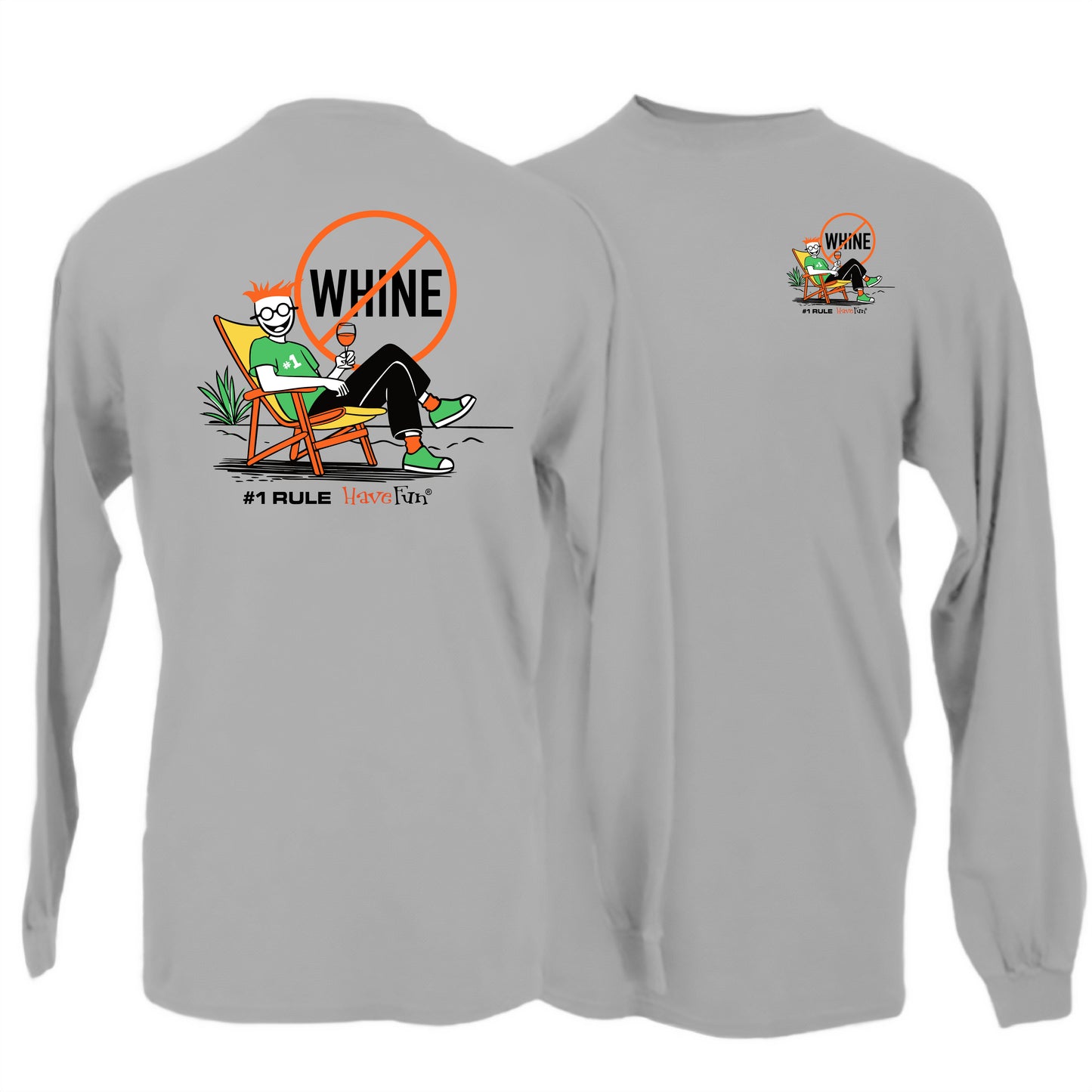 No Whine Long-Sleeve by Have Fun | Sip & Relax