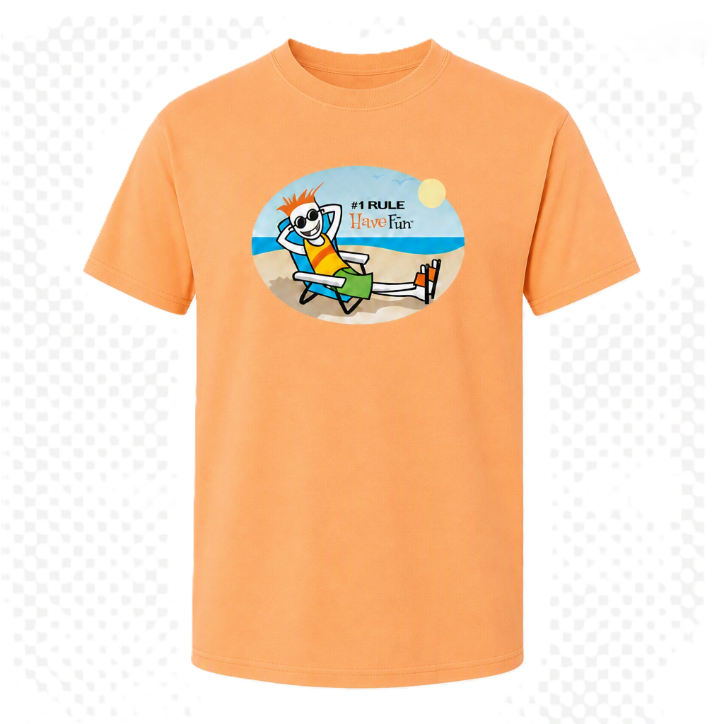At The Beach T-Shirt by Have Fun!