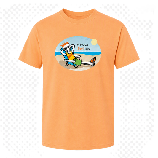 At The Beach T-Shirt by Have Fun!