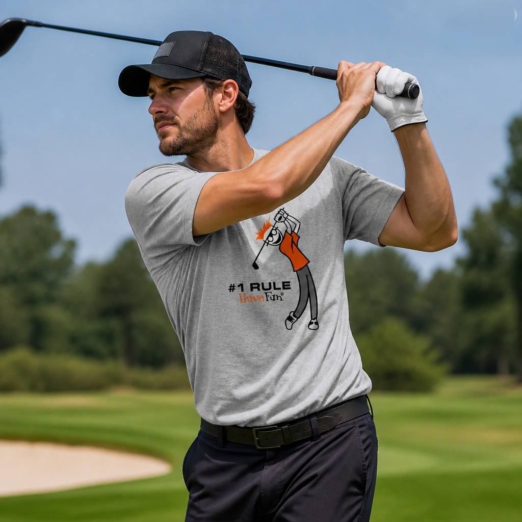 Score A Hole-In-One With The Have Fun Golf Swing T-Shirt!