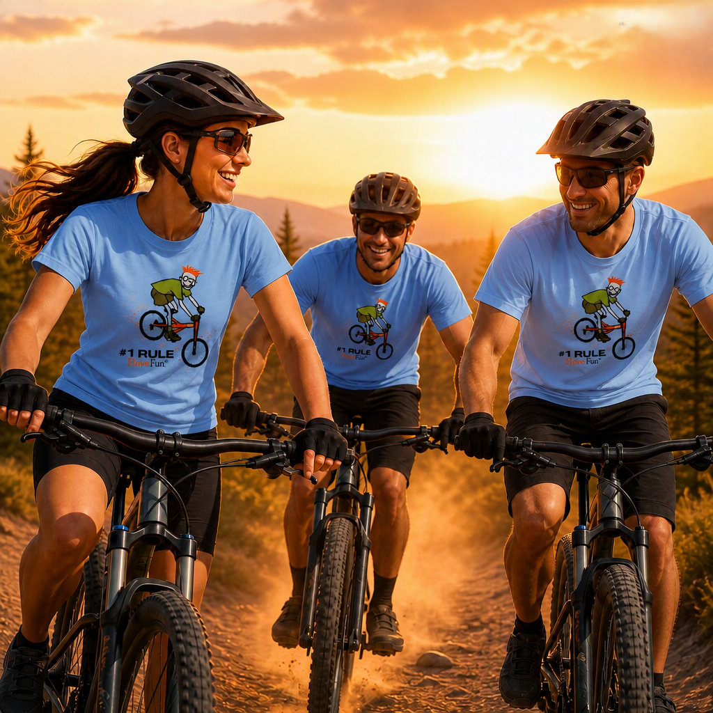 Have Fun Mountain Biker T-Shirt