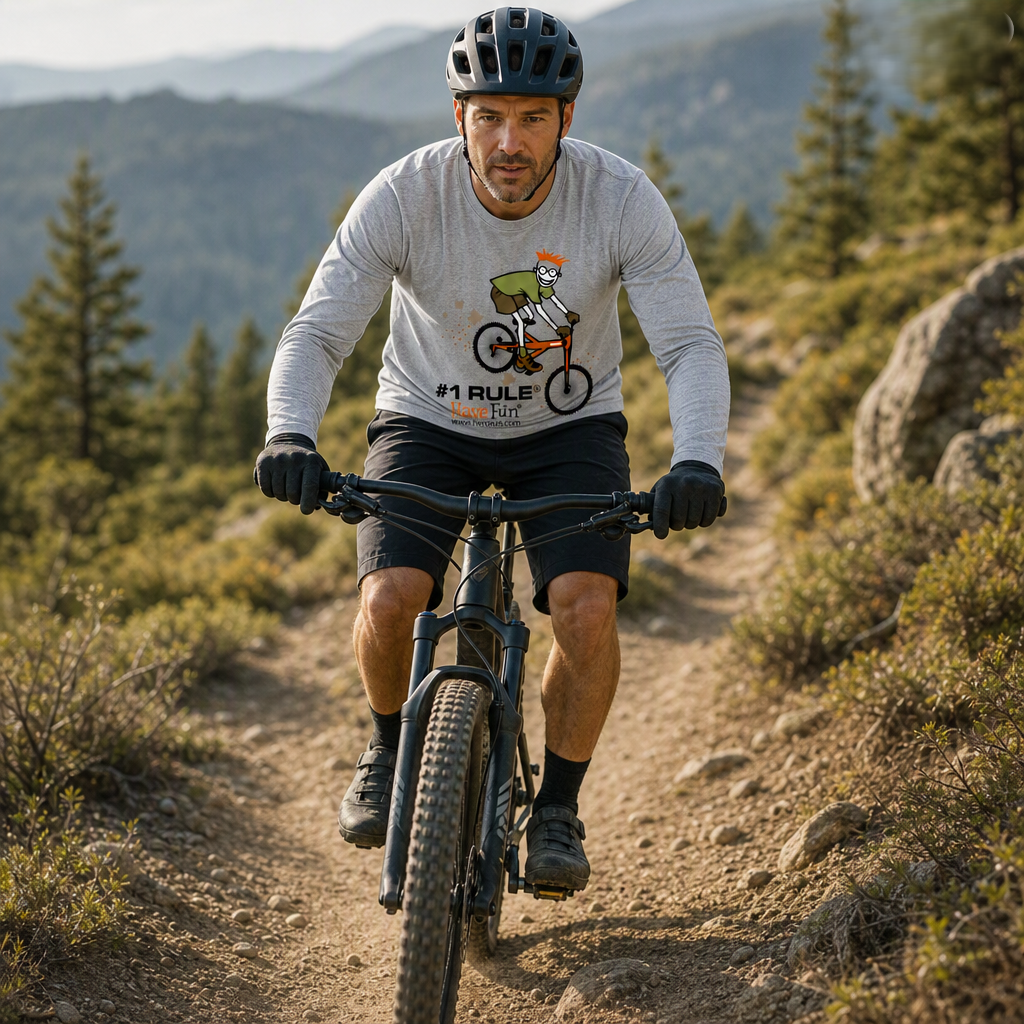 Have Fun Mountain Biker Long-Sleeve