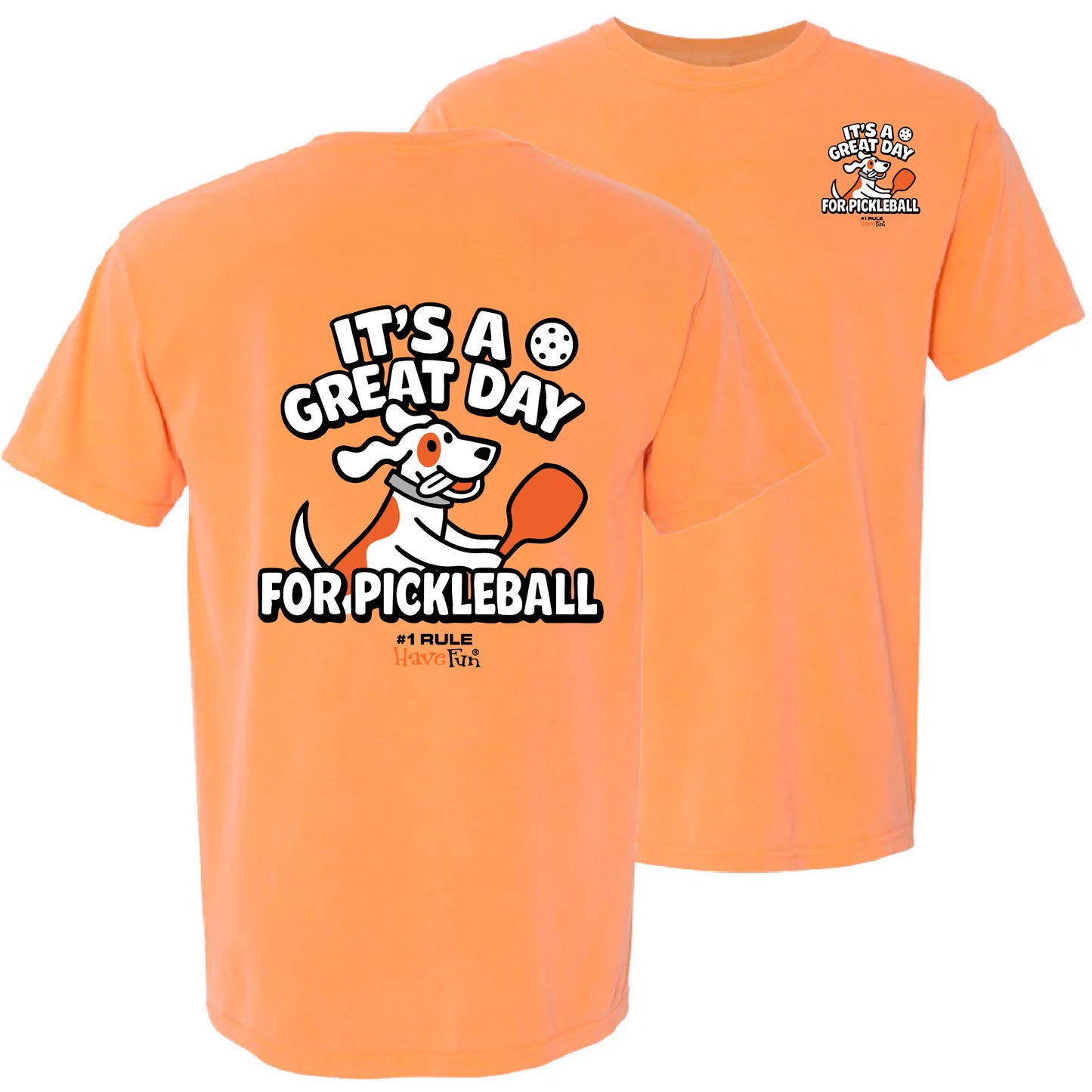 It’s a Great Day for Pickleball Dog T-Shirt | Fun Tee for Dog Lovers