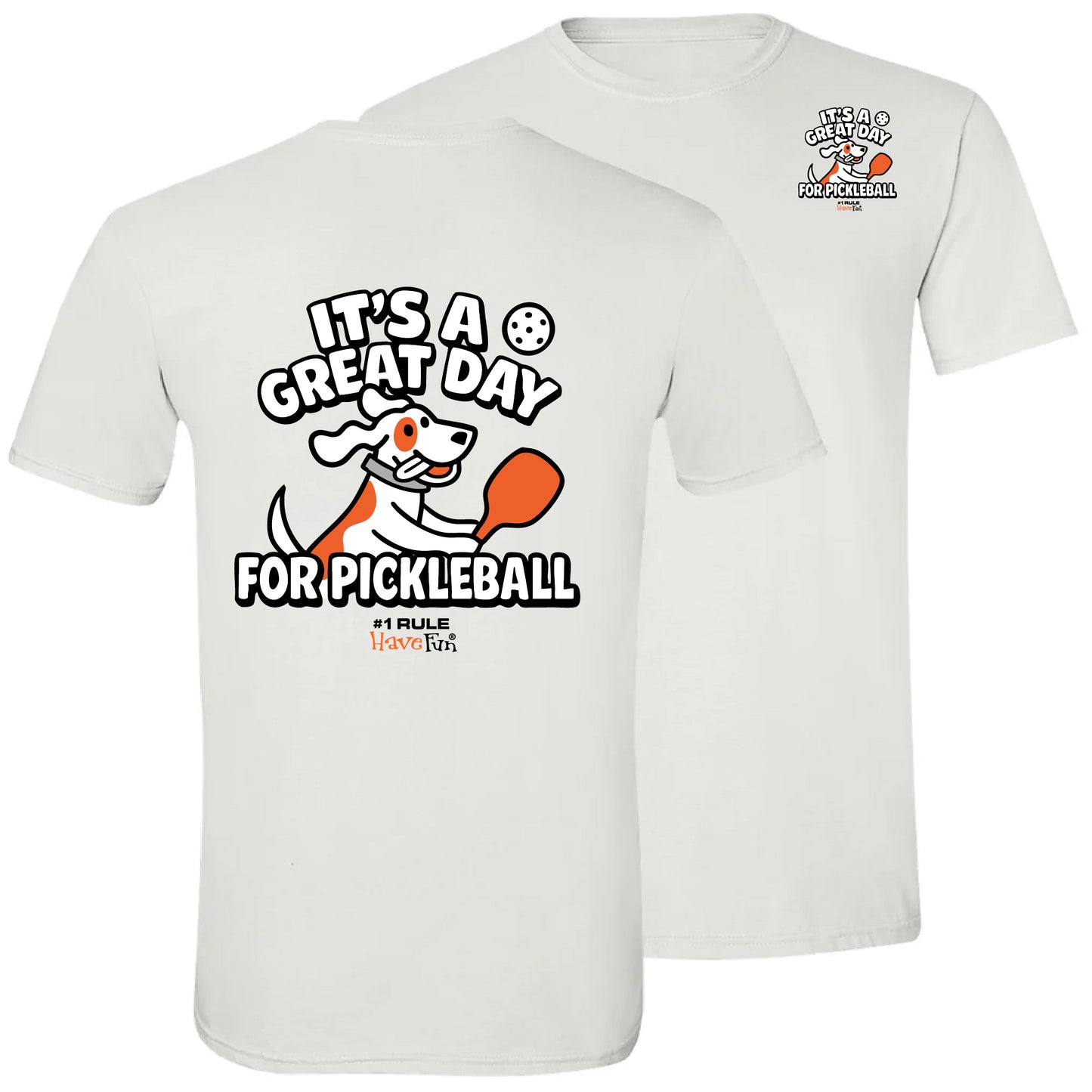 It’s a Great Day for Pickleball Dog T-Shirt | Fun Tee for Dog Lovers