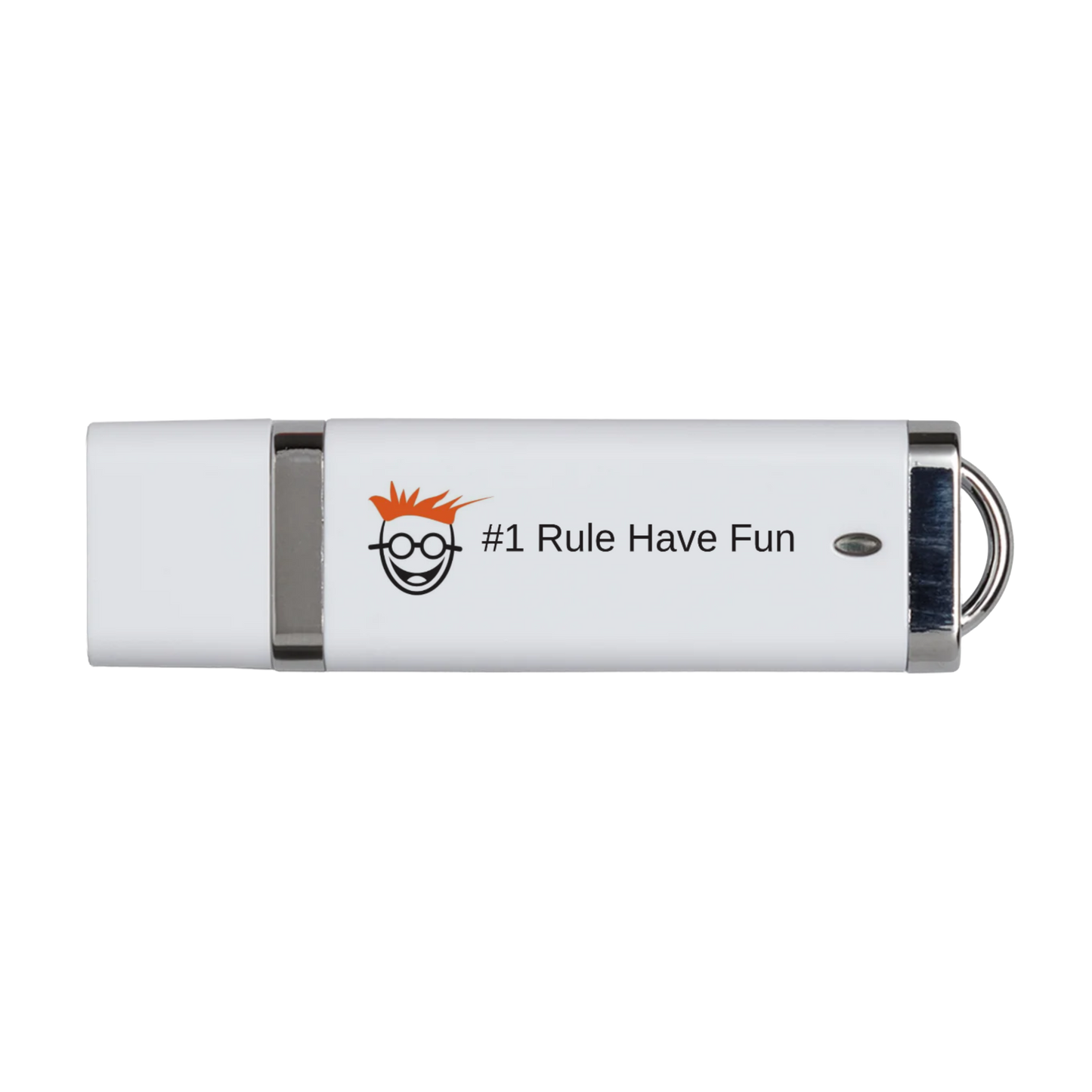 8 GB USB Thumb Drive by Have Fun | Compact & Keychain-Ready